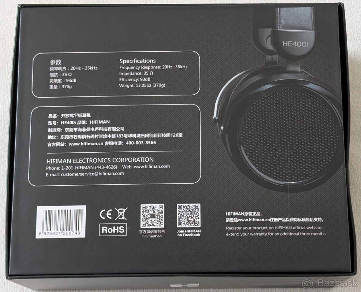 Slúchadlá Hifiman HE400i 2020 - 3