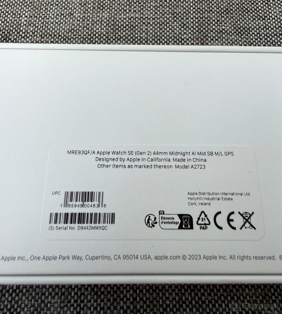 Apple Watch SE (2. generácia) 44mm Midnight - 3