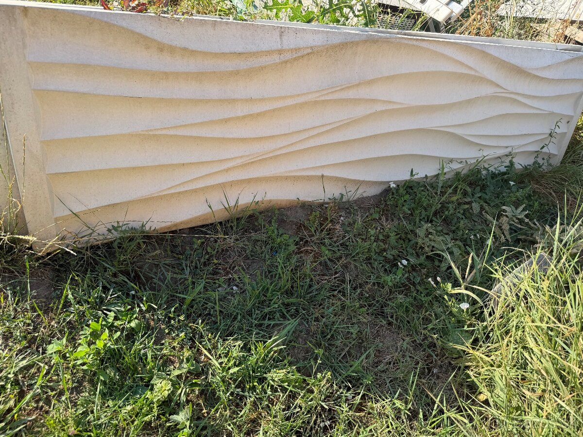Betónový plot - 3
