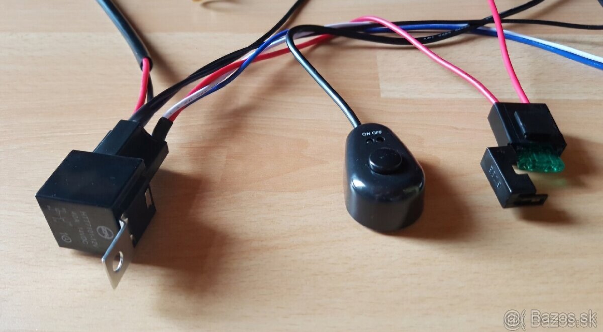 Kabeláž na led rampy - svetla
- 3