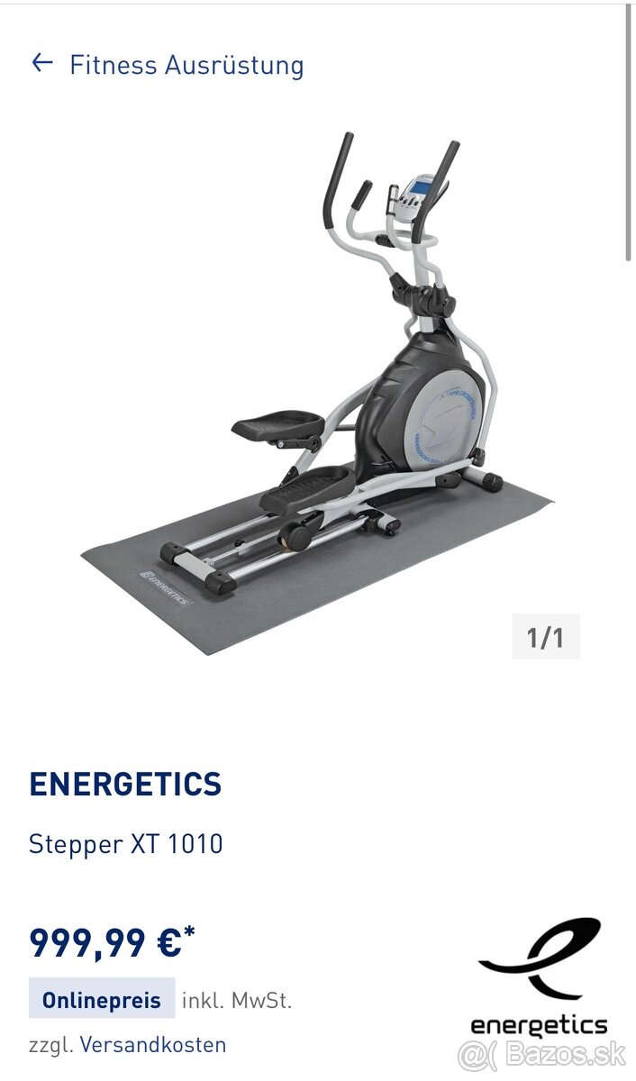 Kvalitný eliptický trenažér XT1010 - 3