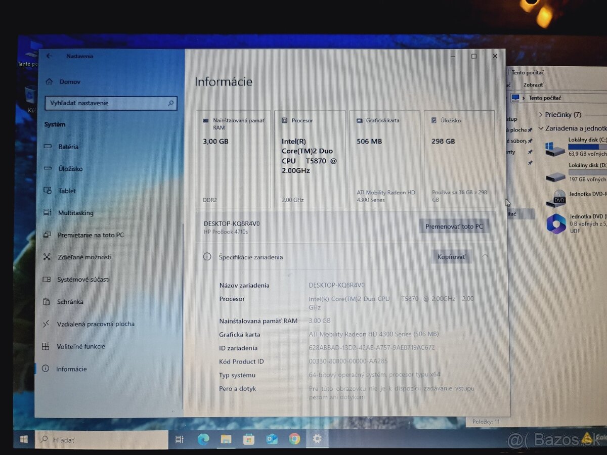 HP ProBook 4710s a ProBook 6570b - 3