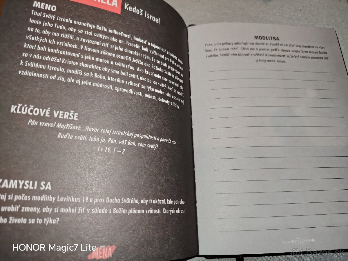 Božie Mená Modlitbovy Zápisník - 3