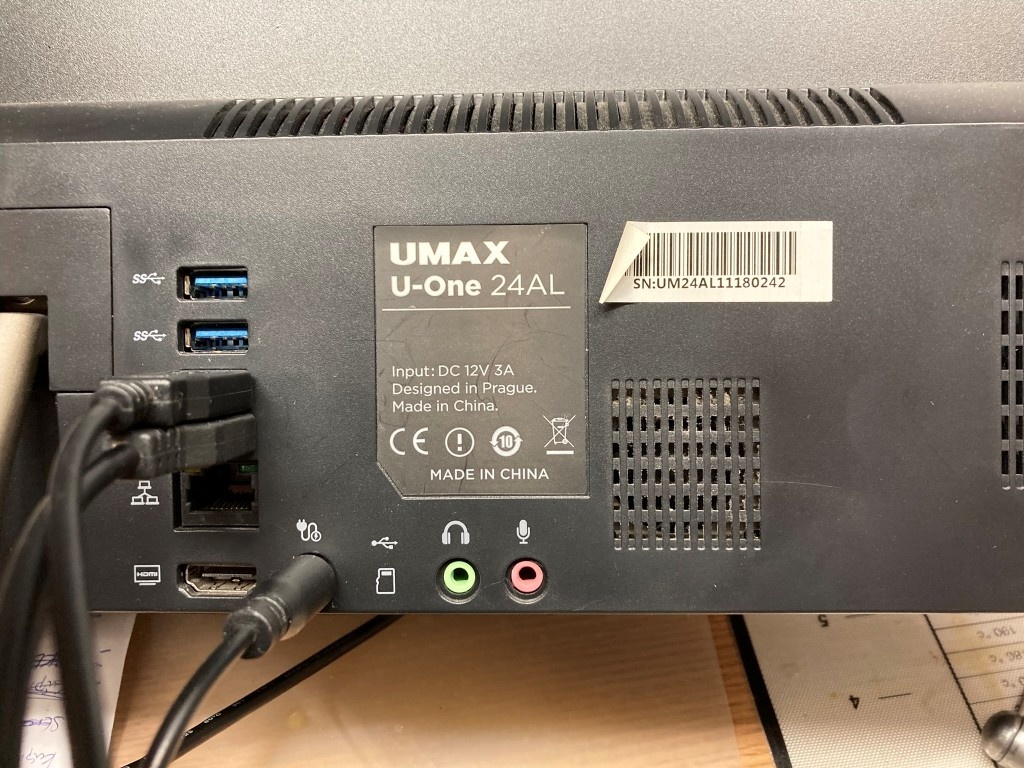 Predám all-in-one AiO UMAX U-ONE 24AL - 3