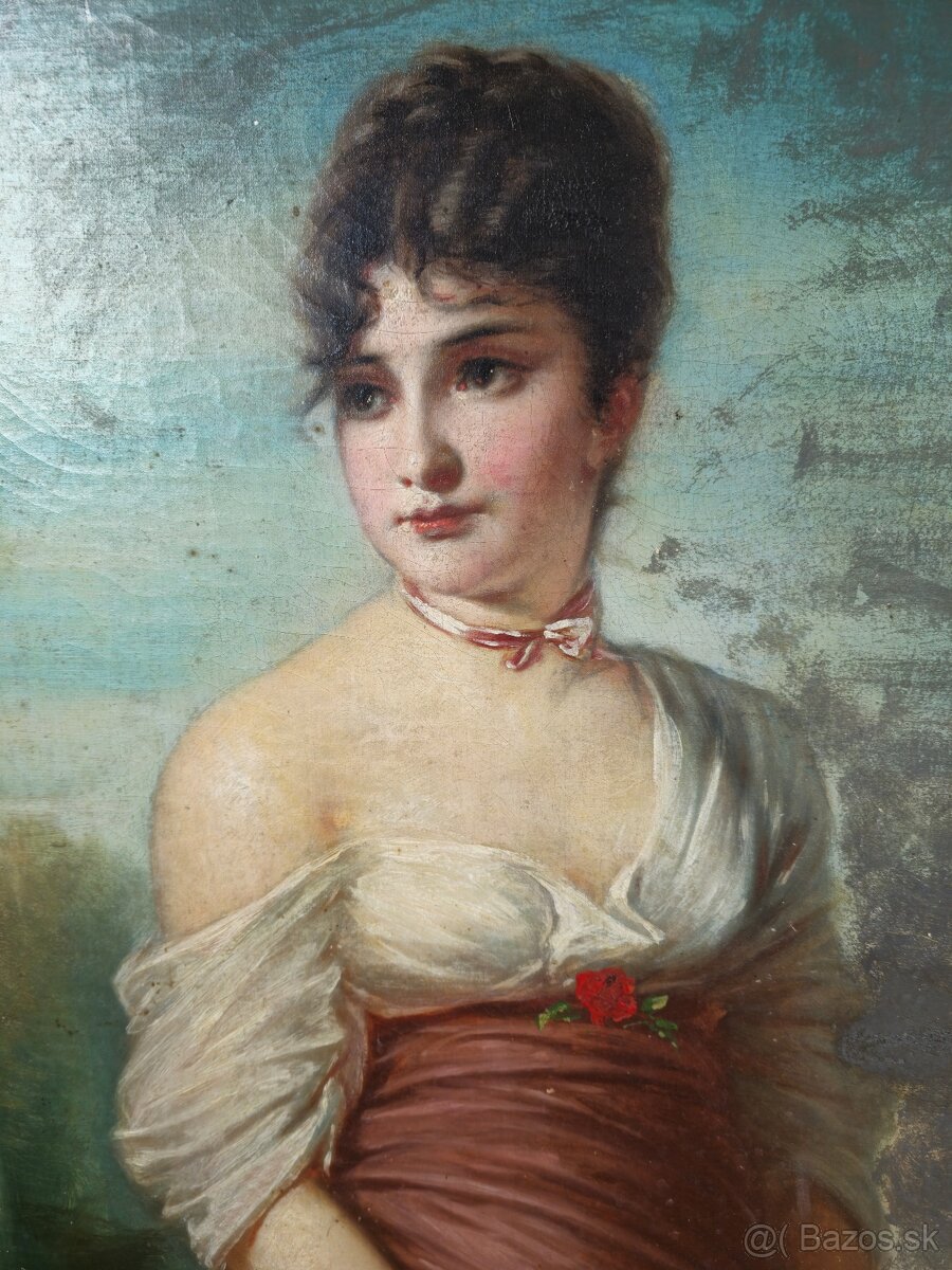 Obraz olejomaľba 19.storočie - 3