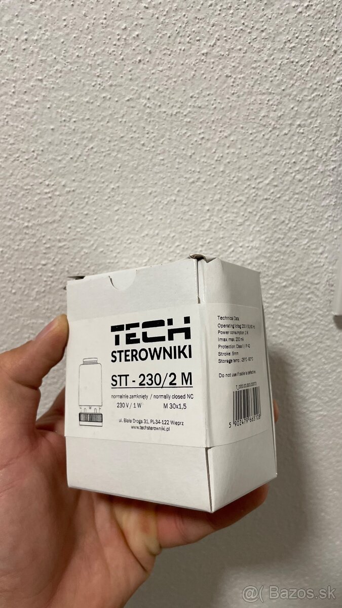 Termoelektricky pohon M30x1.5 - 3