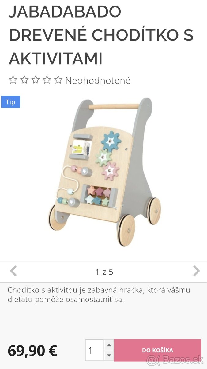 detske choditko zn. JABADABADO - 3