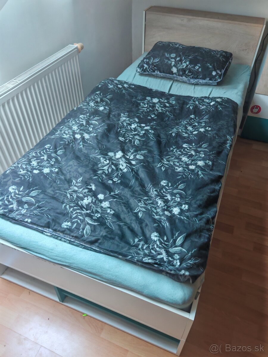 Chlapčenská posteľ 90 x 200 s roštom a matrac za odvoz - 3