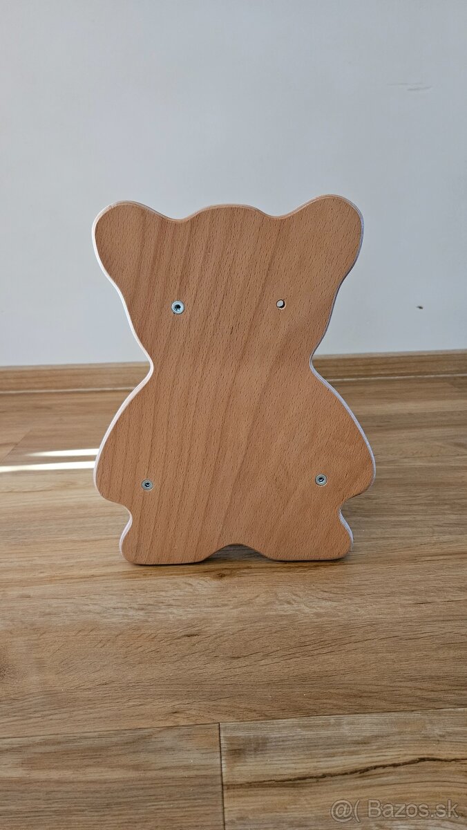 Drevená detská polička na knihy - 3