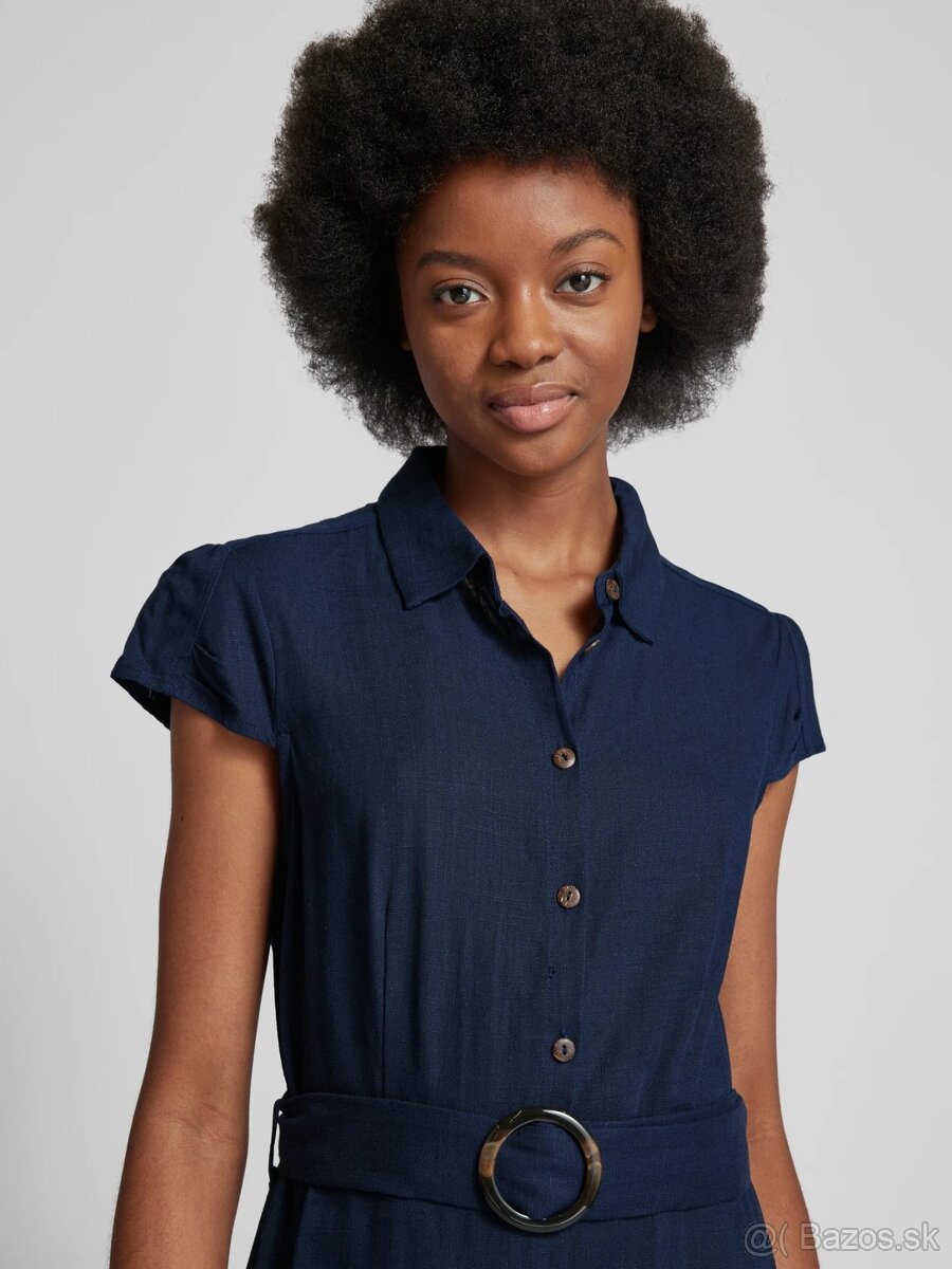 modré šaty - L - nové - 3