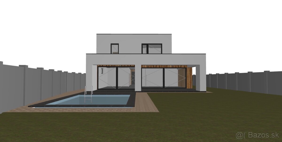 Predám rozostavaný luxusný RD v obci OPOJ - 3