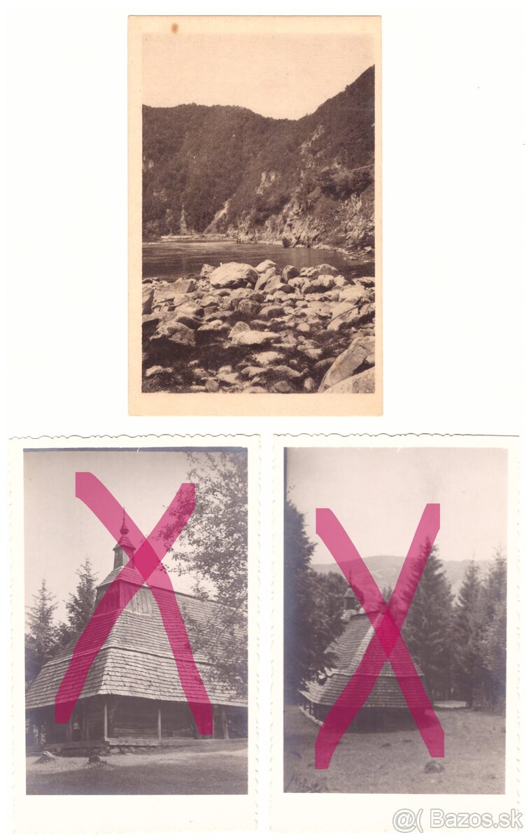 Pohľadnice čiernobiele krajina - 3