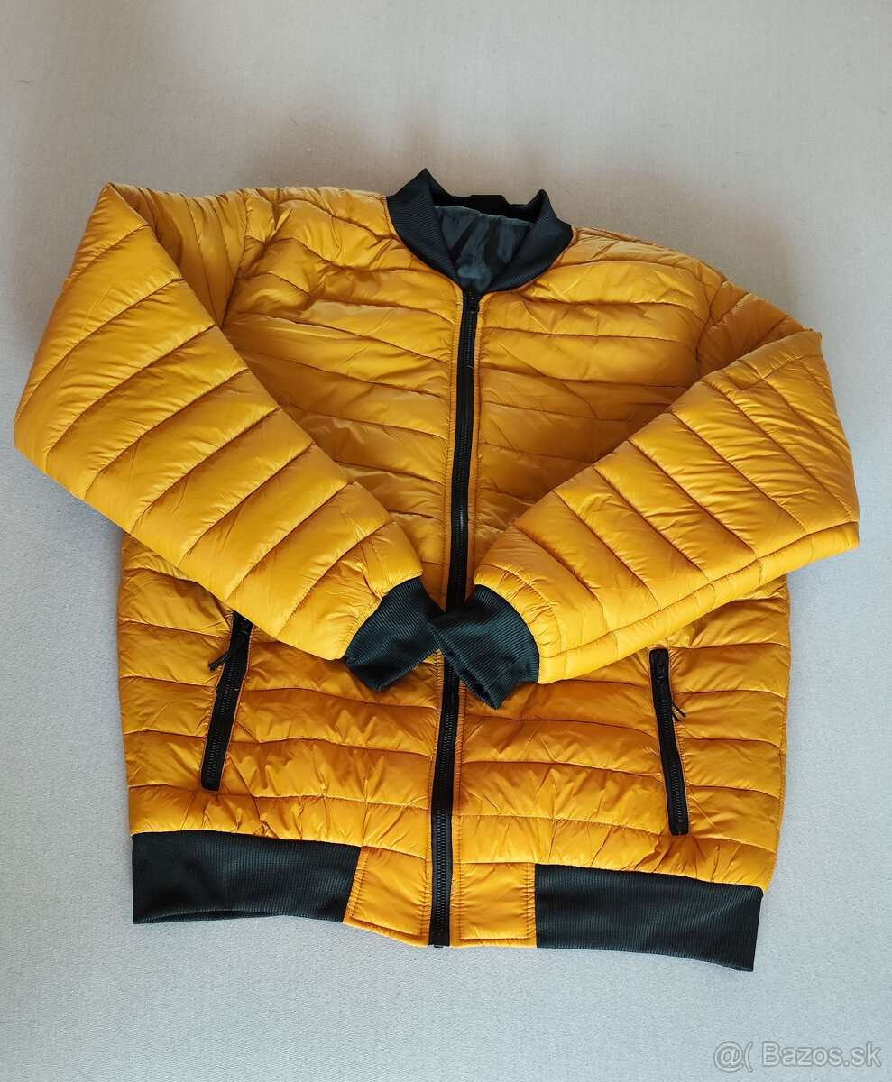 Žltá bomber bunda - 3