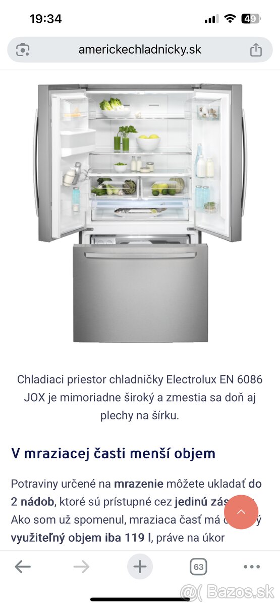 Americká chladnička s mrazničkou - 3