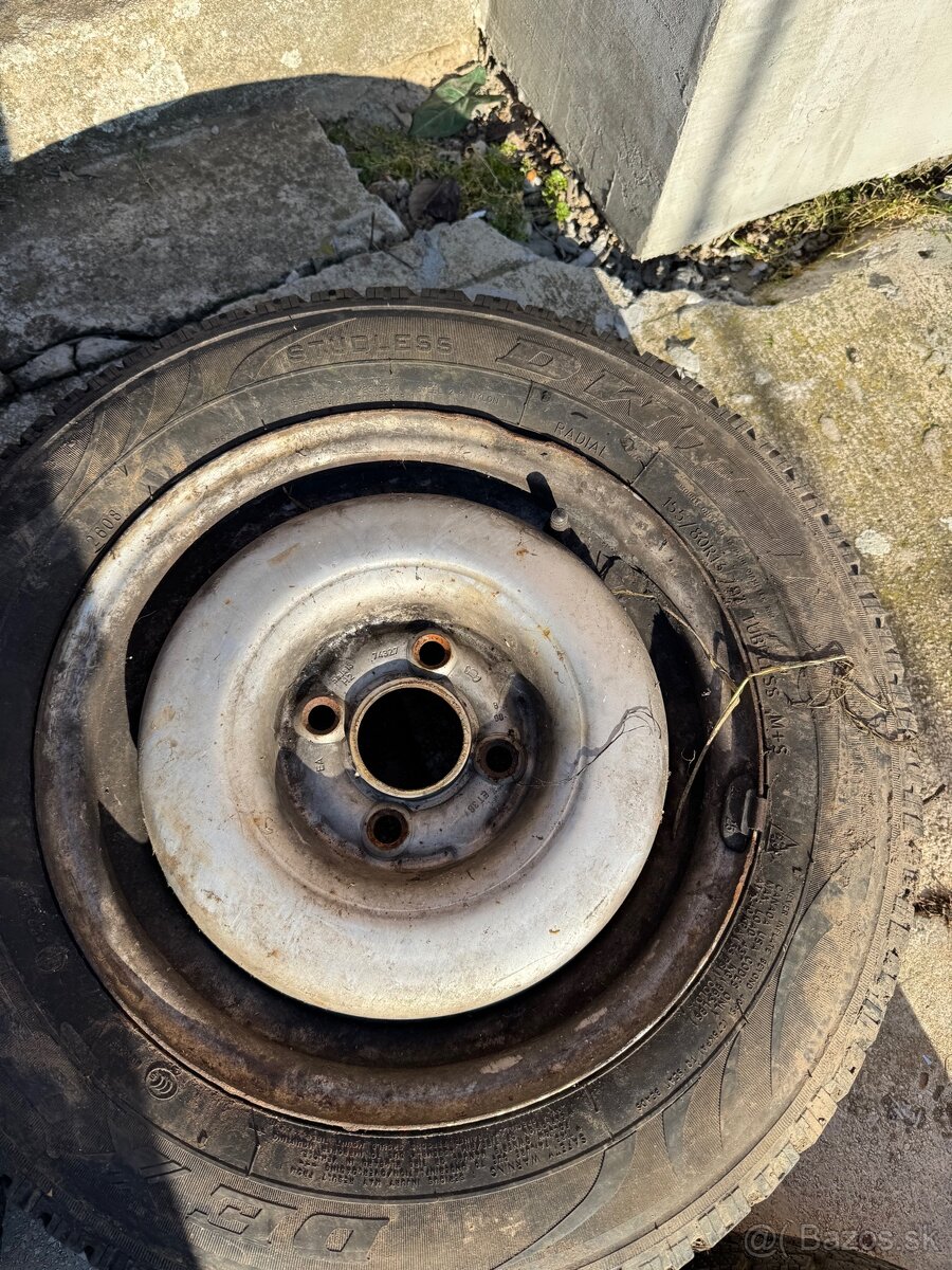 4x100 R13 plechové disky golf mk2 - 3