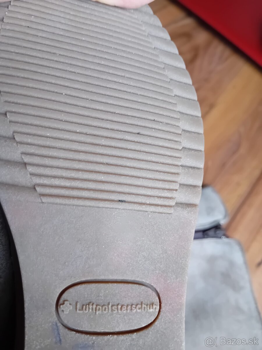 čižmy z brúsenej kože - 36 - 3