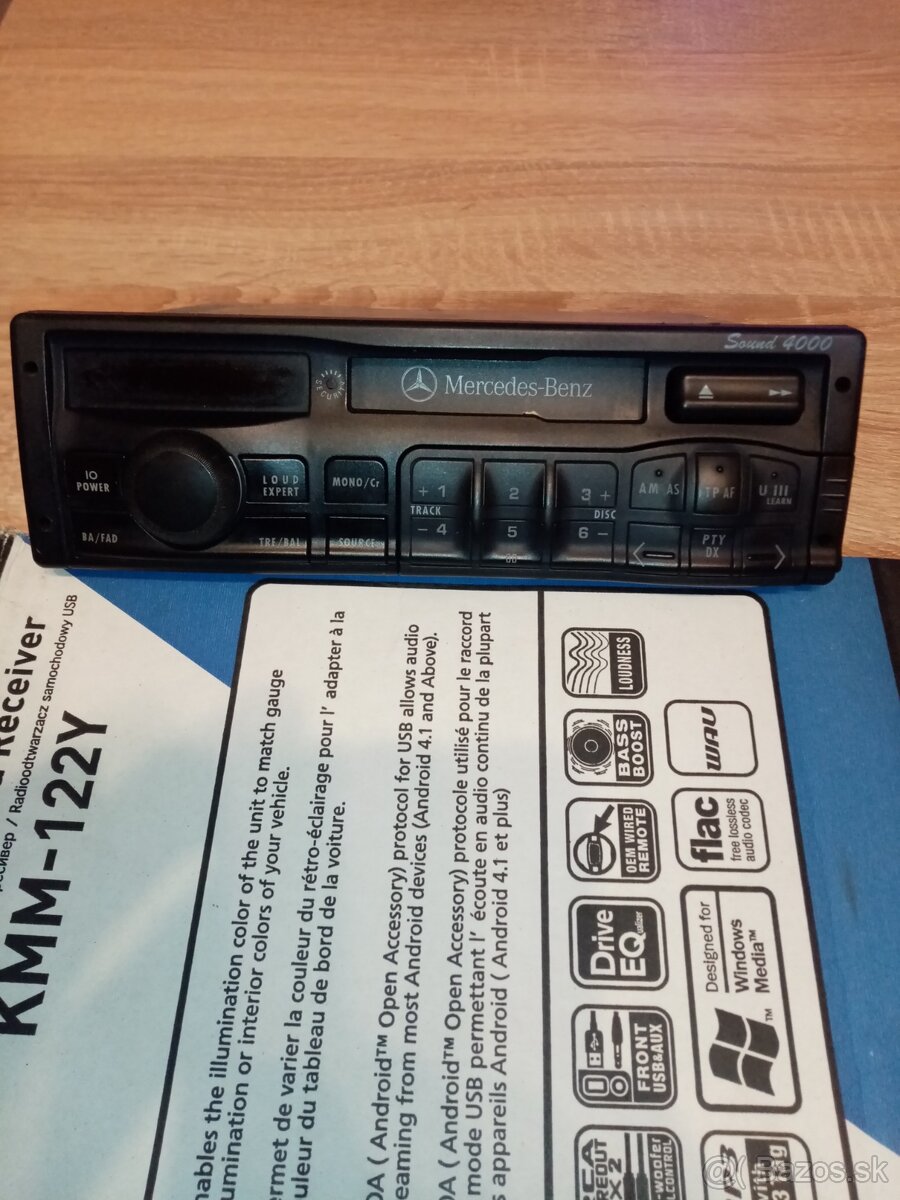 Predám rádio Mercedes šprintér 99 1DIN - 3