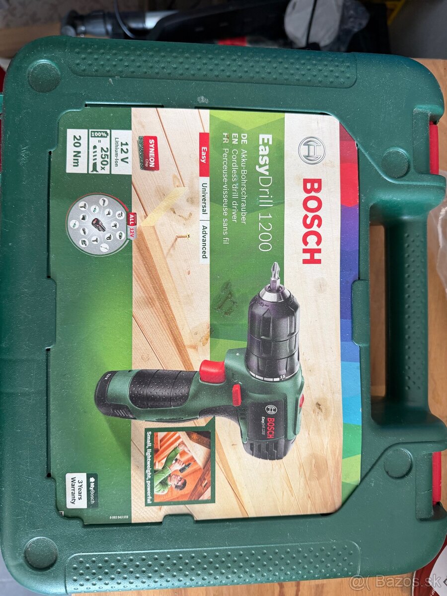 Aku vŕtačka Bosch - 3