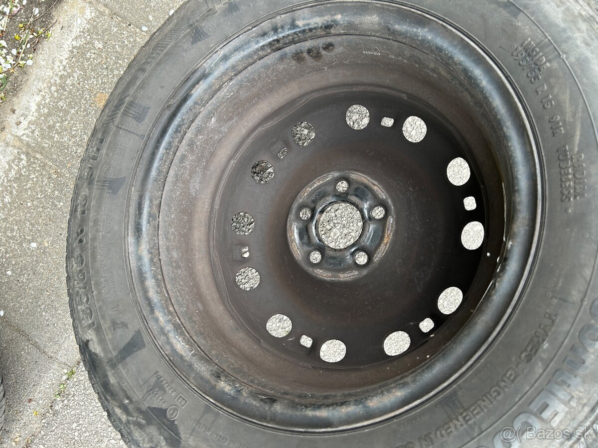 5x100 r15 plechové disky - 3