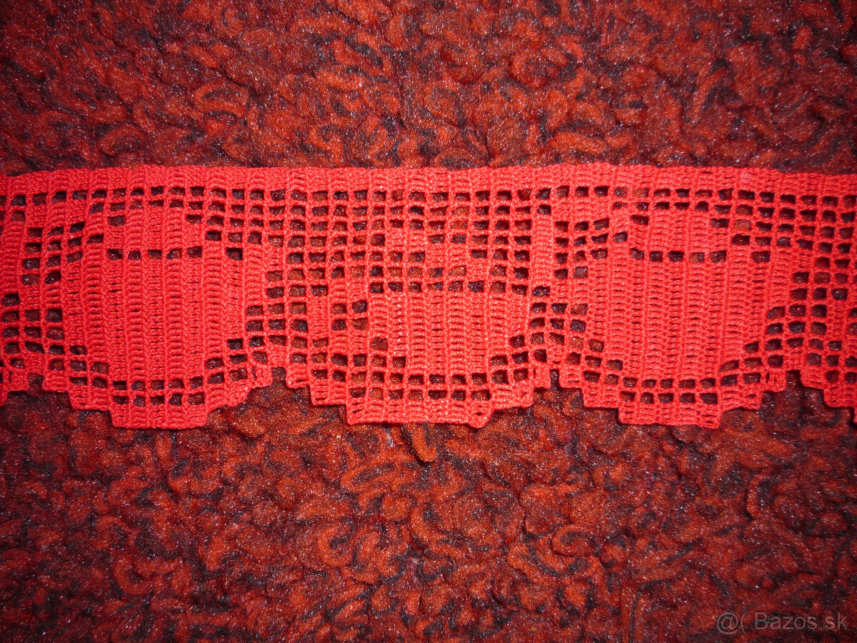 Háčkované krajky /štráfiky/ - 3