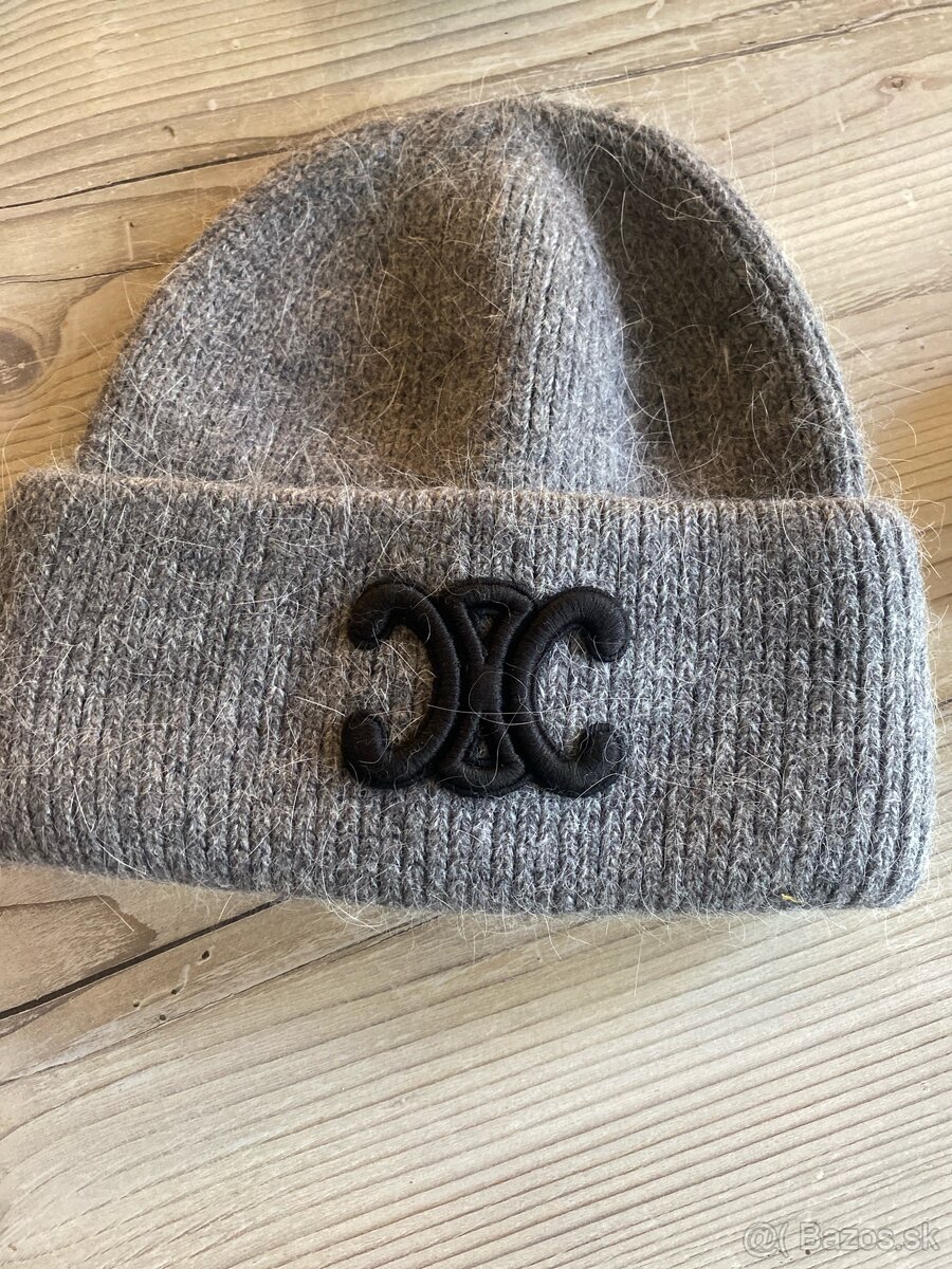 celine čiapka sivá - 3