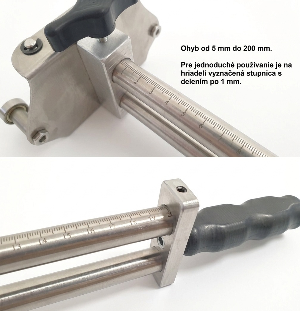 Rolovacia ohýbačka 200mm ohyb do 100° - 3