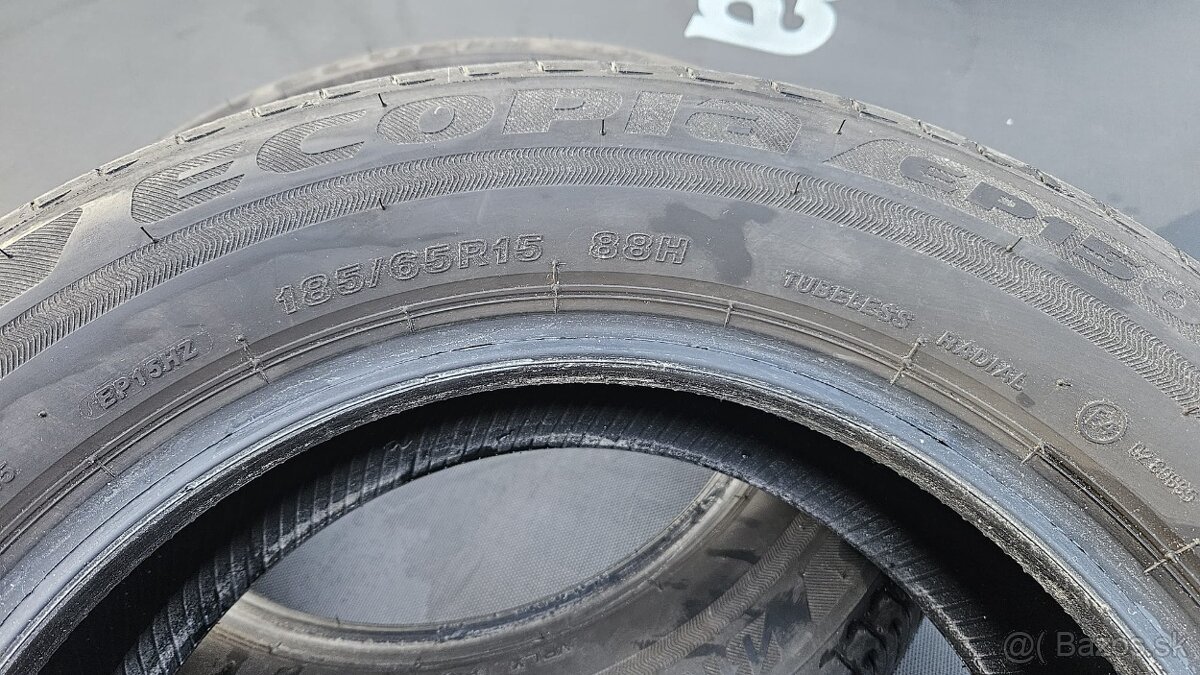 Predám letné pneumatiky Bridgestone Ecopia EP150, 185/65 R15 - 3