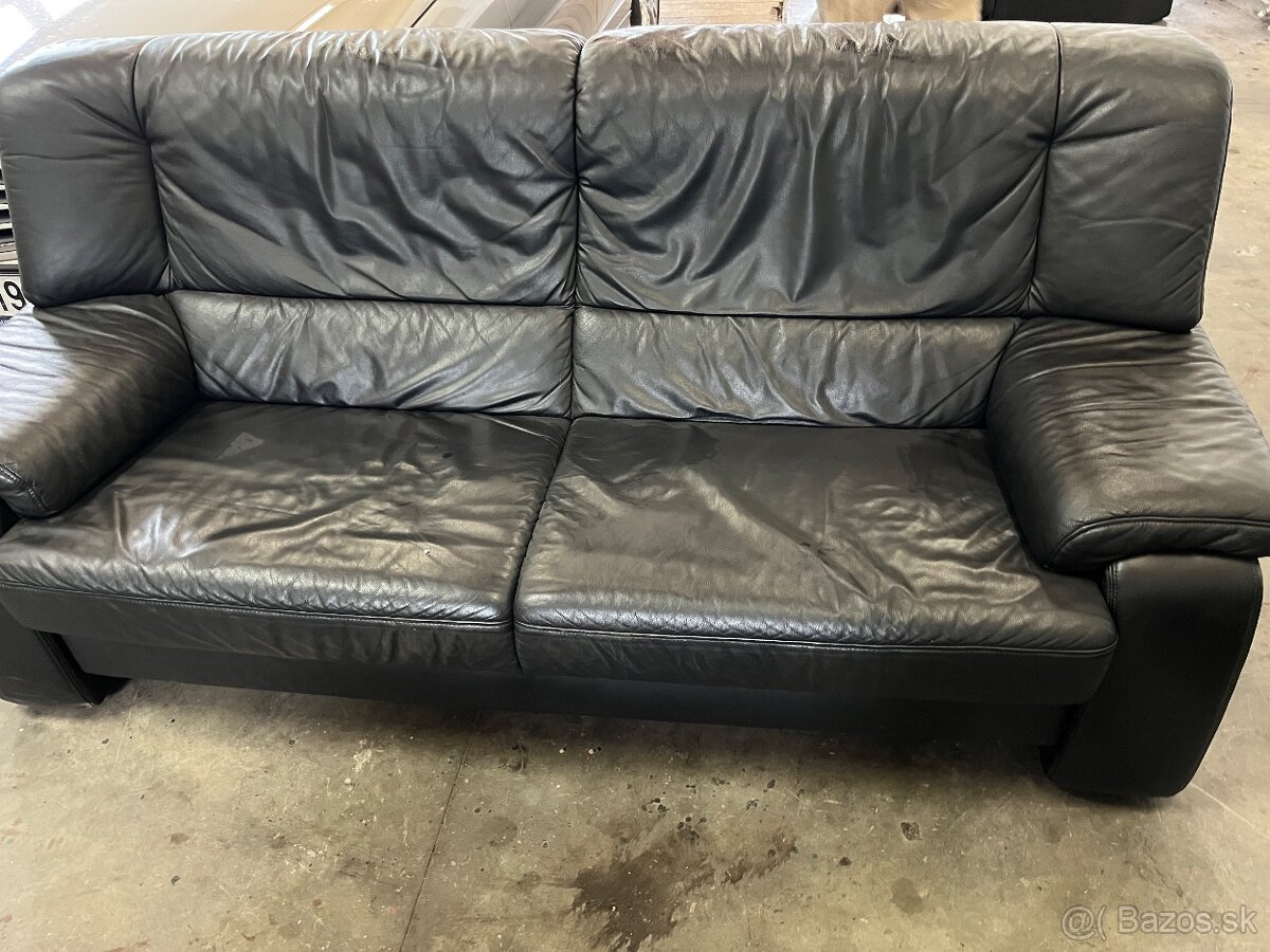 Kožená sedacia súprava sedačka - 3