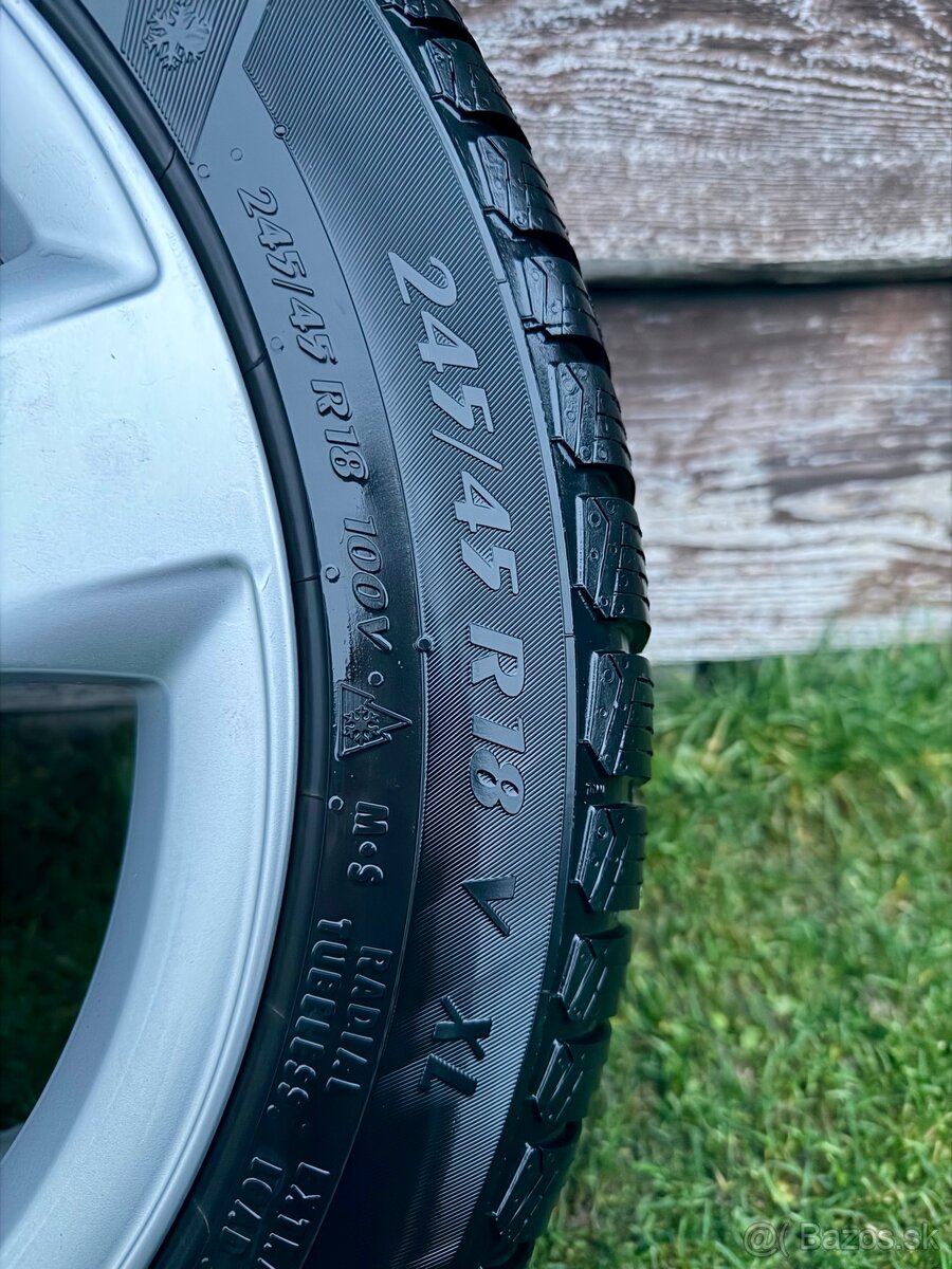 Audi 18” ALU + zimné pneu NORDICCA 245/45 R18 - 3