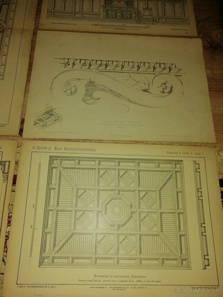 Staré návrhy interiérov. - 3