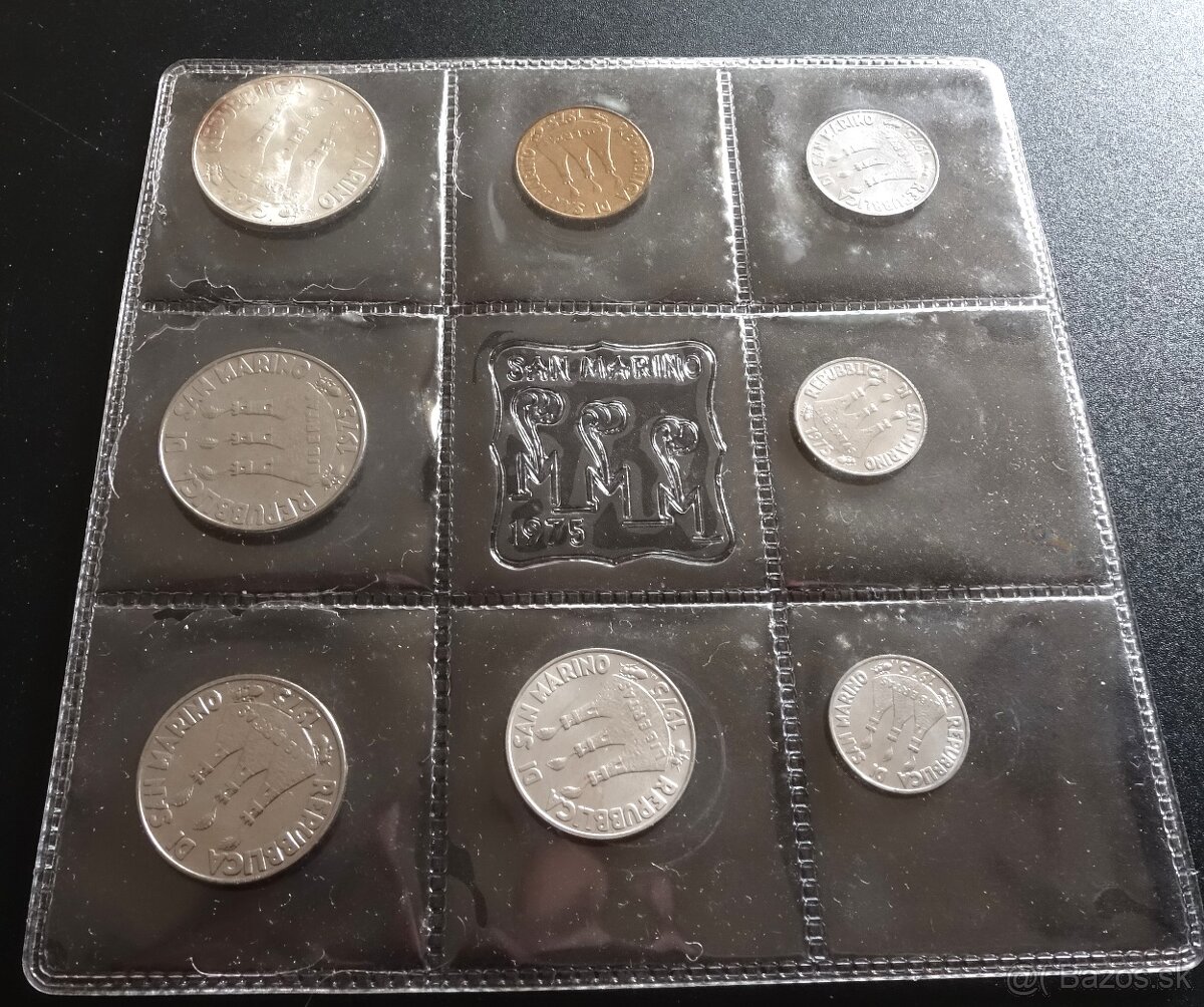 Sady minci San Marino - 3