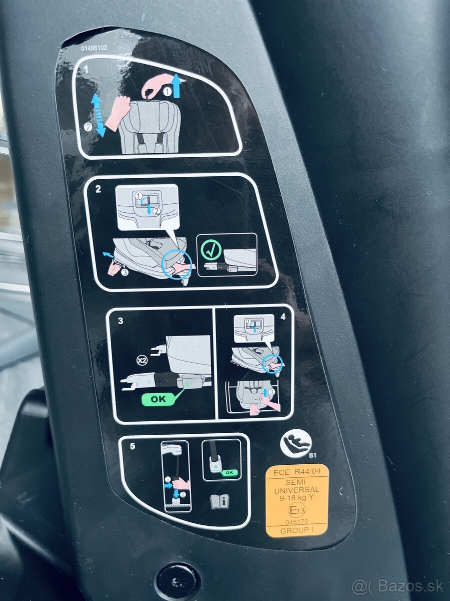 MAXI-COSI Autosedačka TobiFix (9-18 kg) - 3