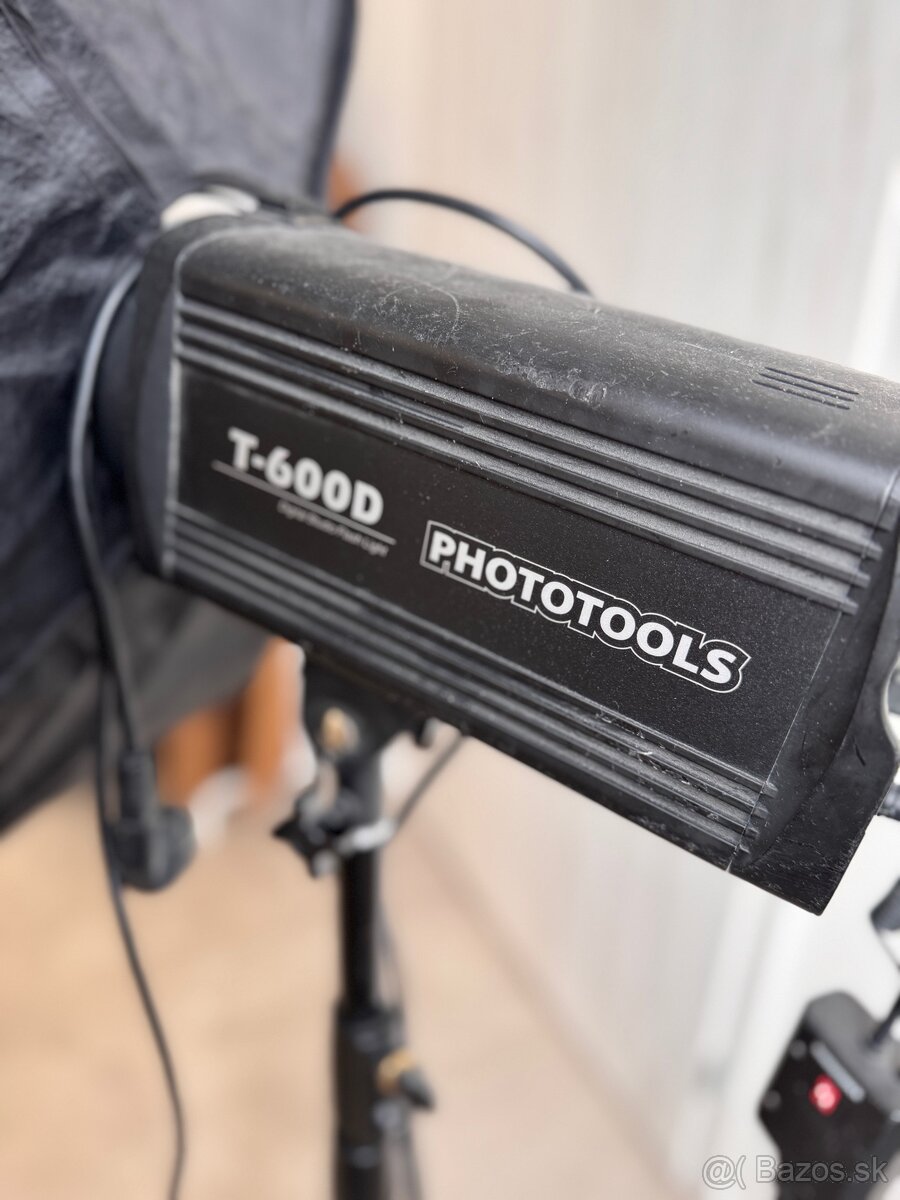 Set dvoch štúdiových bleskov T-600D - 3