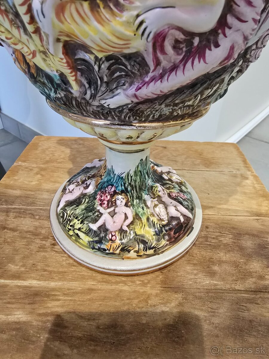 Porcelánová váza Capodimonte - 3