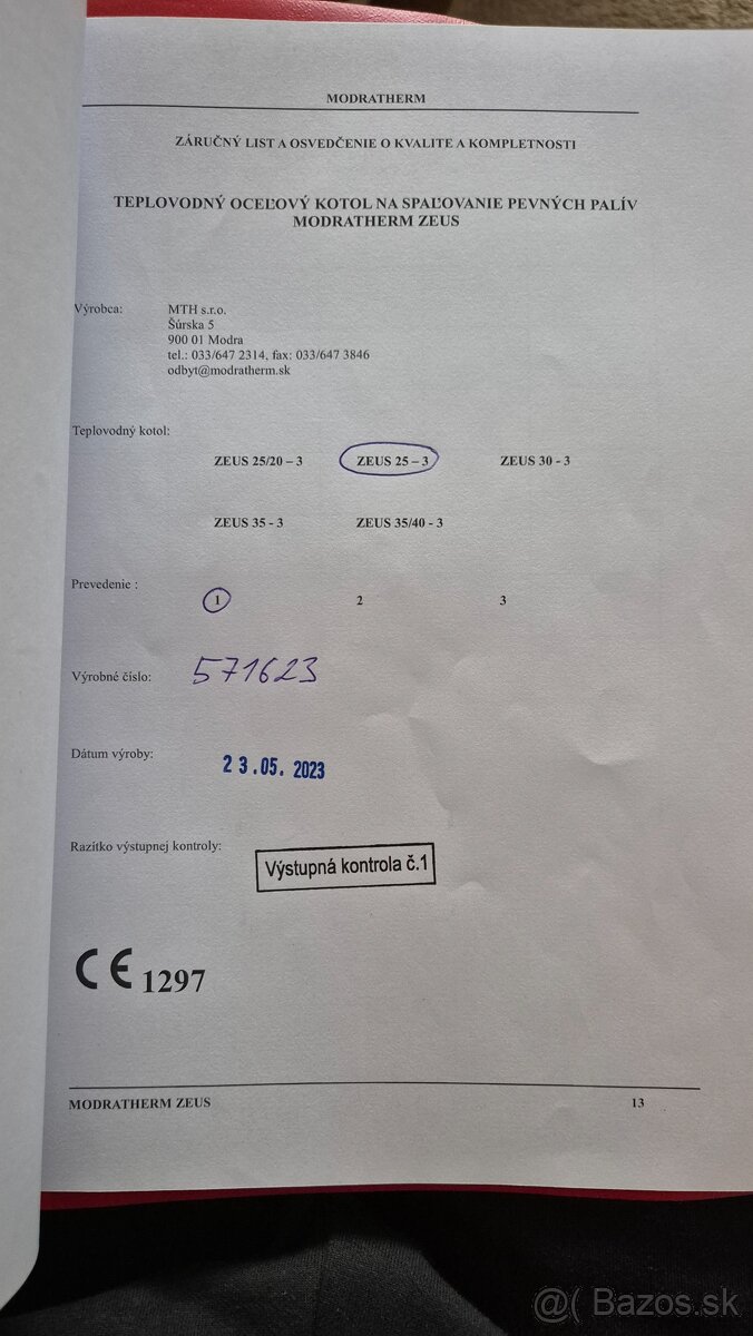 Modratherm Zeus 25.3. - 3