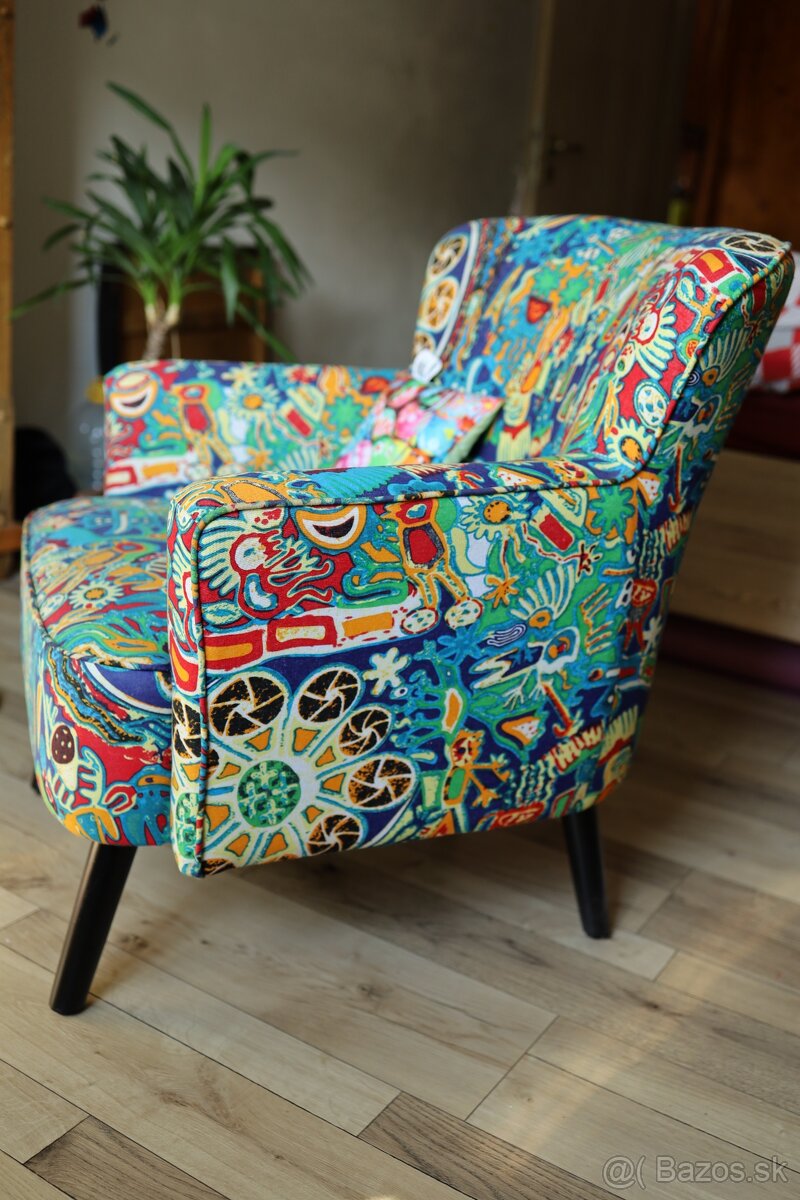 PATCHWORK KRESLO IN - 3