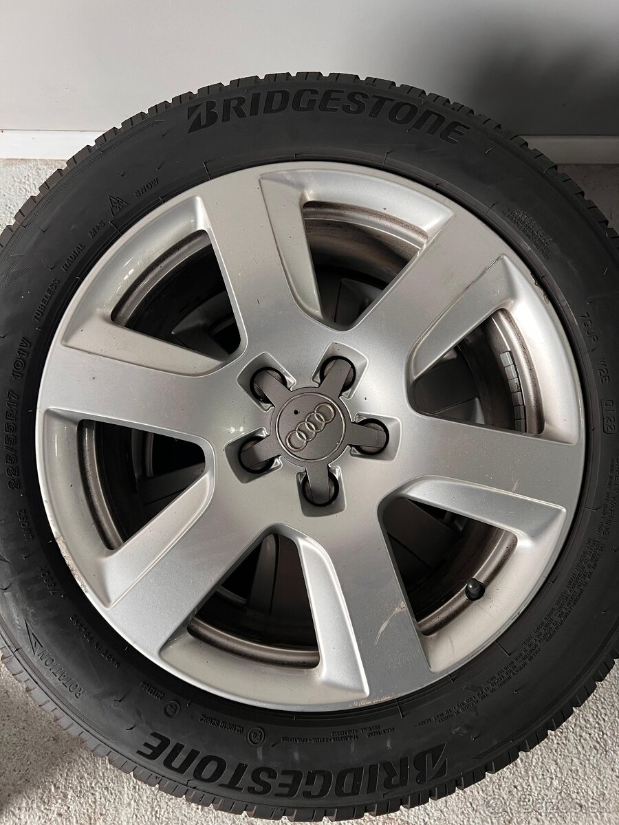 Bridgestone Blizzak 225/55 R17 Zimné, 5x112 originál AUDI - 3