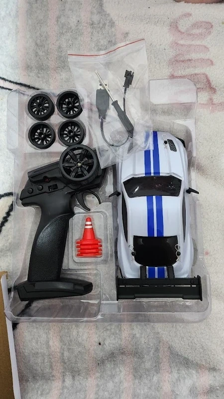 RC Drift Racing Auto ENOZE - Bielo-Modrá - 3