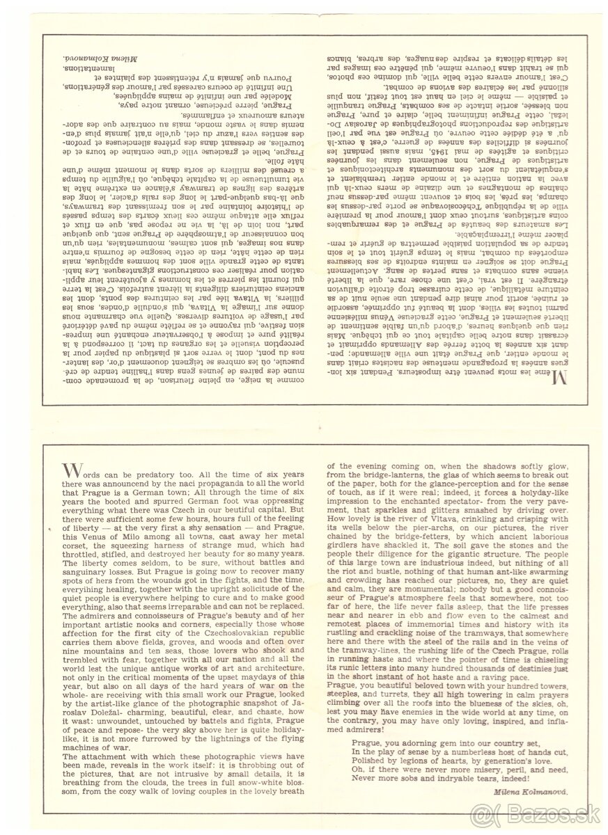 Turisticka brožúrka Praha - 3