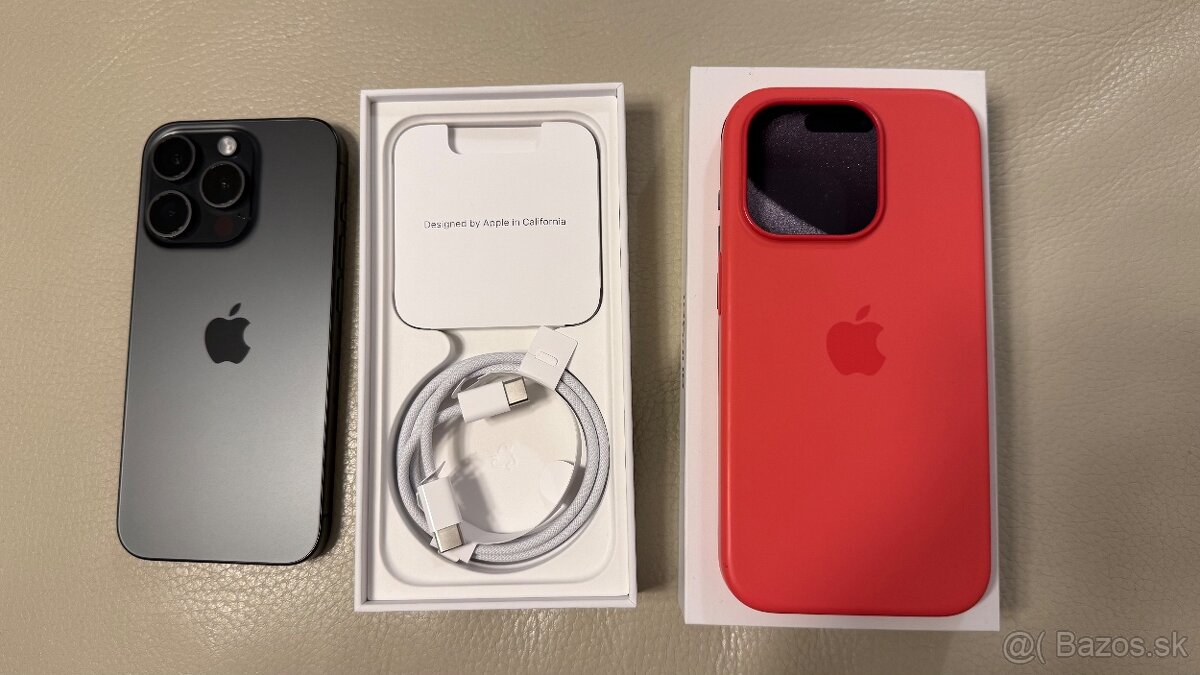 iPhone 15 Pro, Black Titanium, 256GB - 3