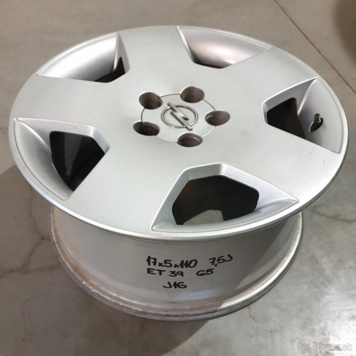Hliníkové disky 5x110 R17 7,5J ET39 - 3