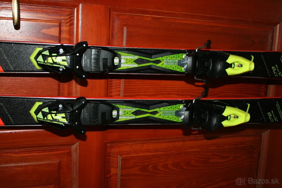 lyže Fischer 178 cm , drevo , titan - 3