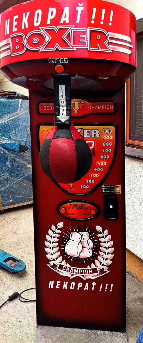Boxer, hrací automat TOP UP, guličkové automaty- spolupráca - 3