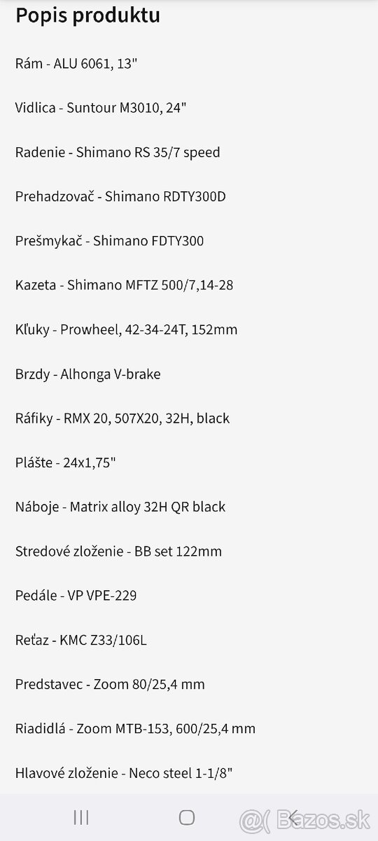 Bicykel detsky CTM ROCKY 2.0 - 3