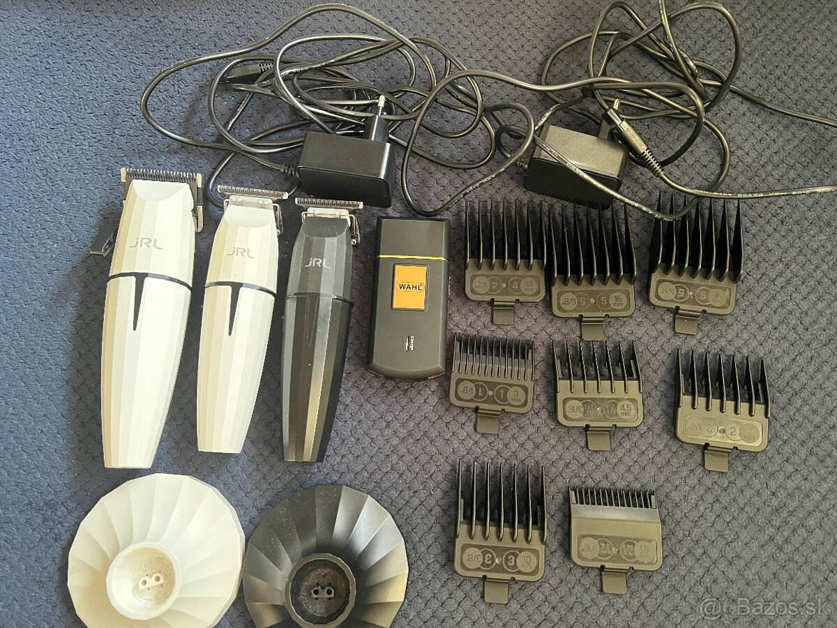 Predám 3x JRL profesionálne strojčeky na vlasy - 3