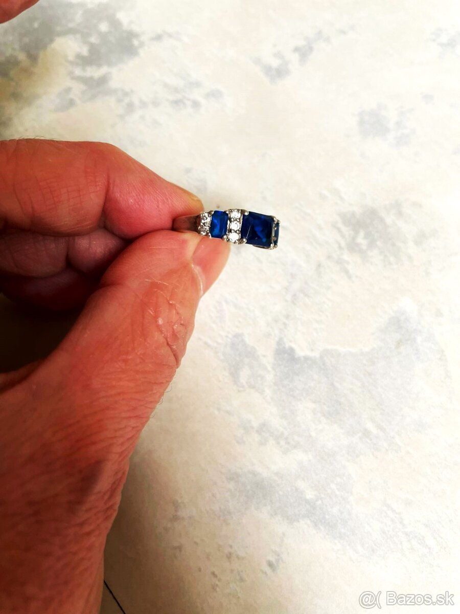 Strieborný starožitný prsteň - 3