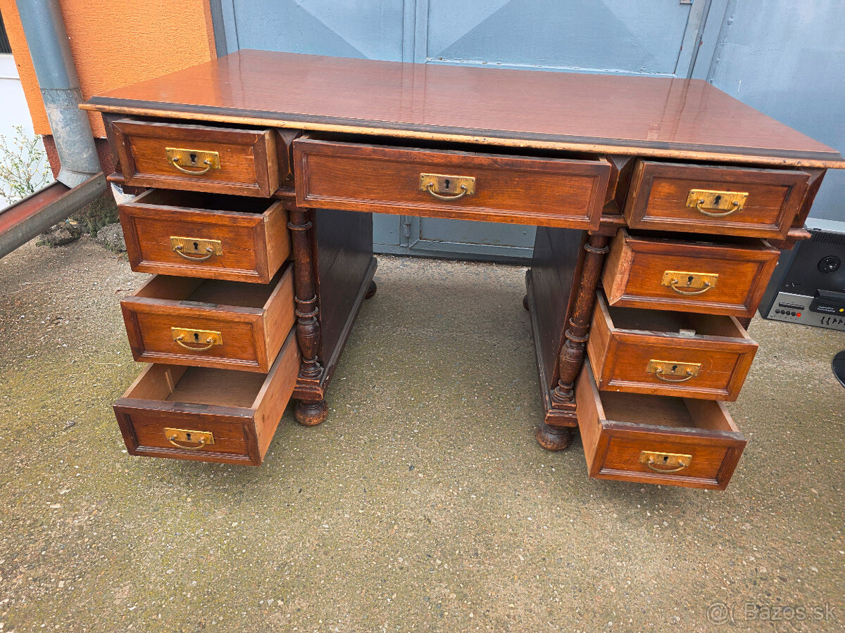 Starožitný písací stôl - 3