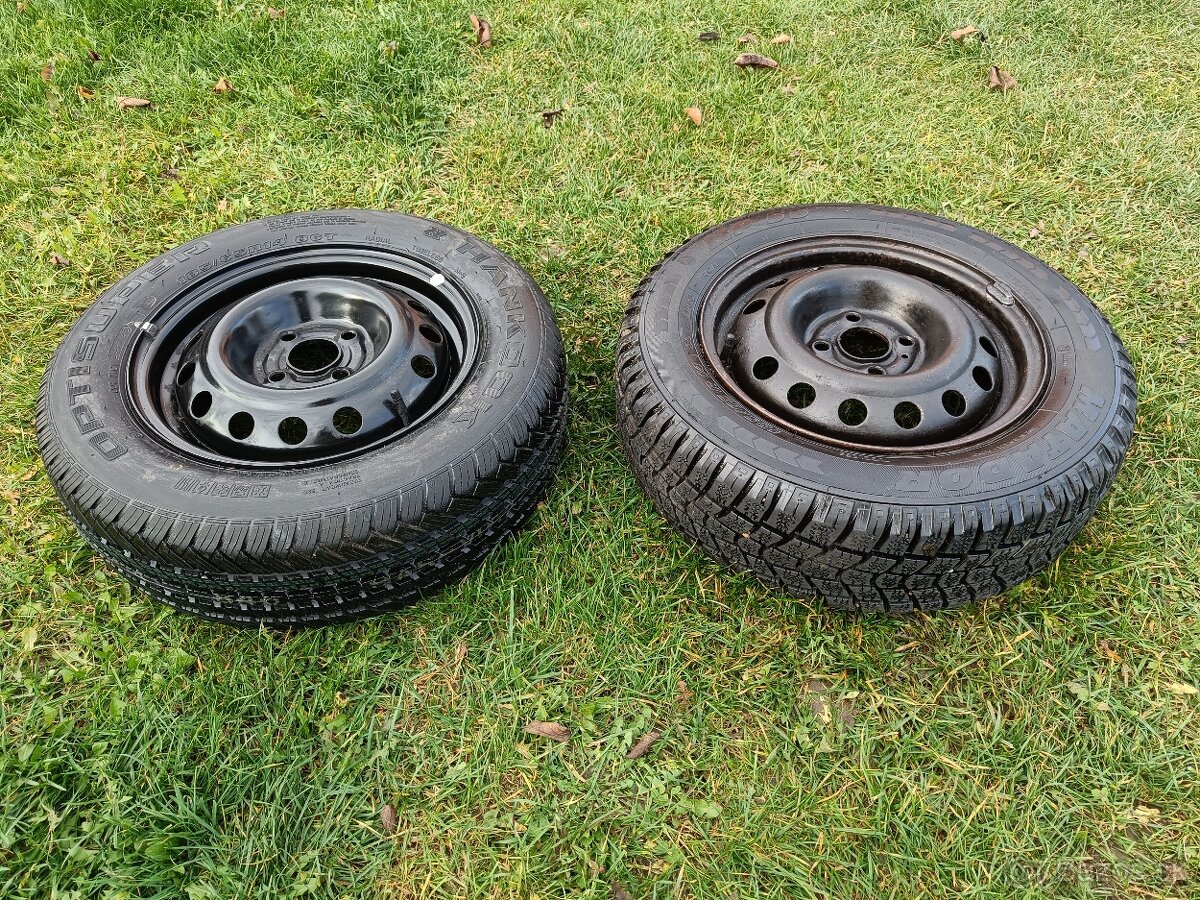 2ks zimné 185/65 R14 zn. Matador. - 3