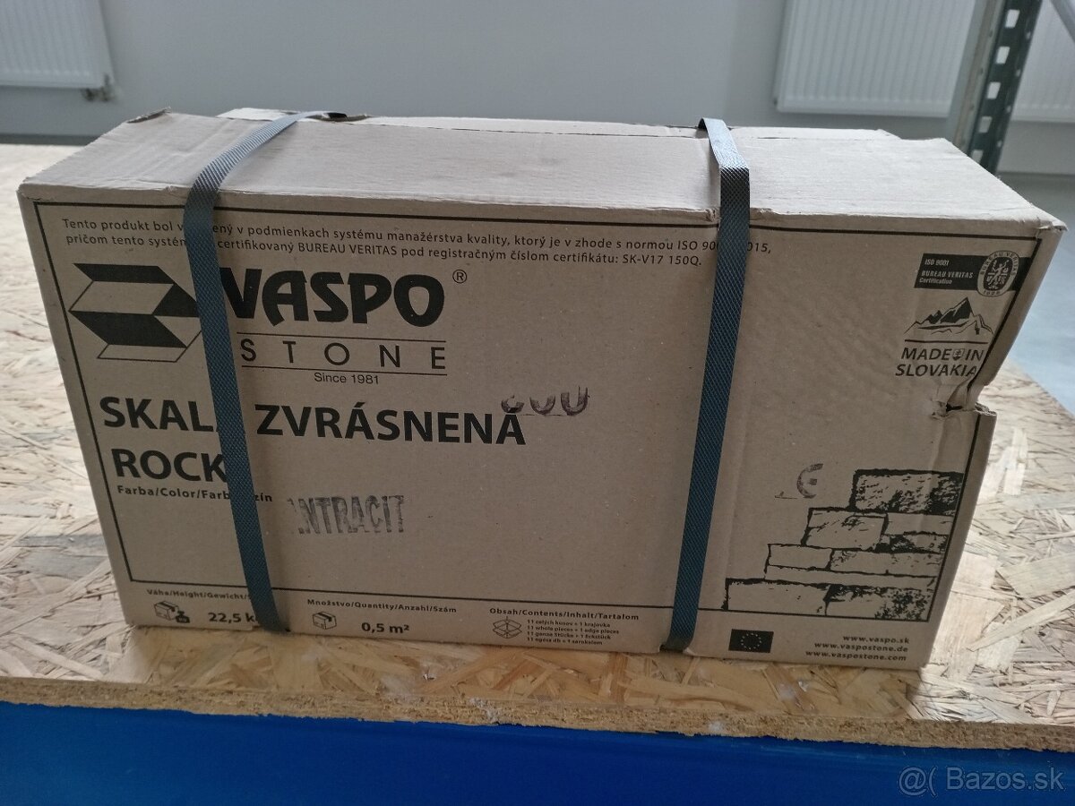 predám obklad VASPO Skala Zvrásnená Antracit - 3