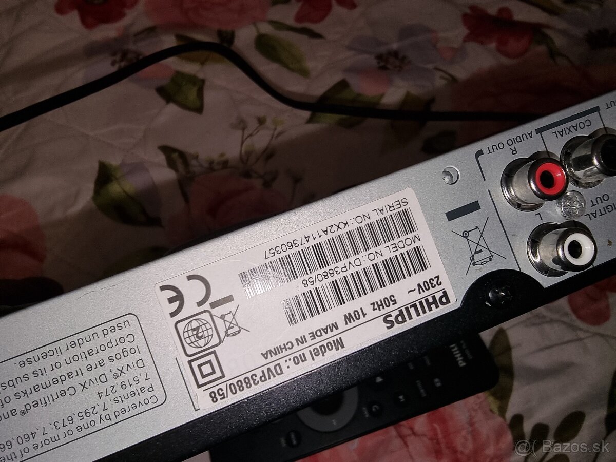 DVD prehrávač zn. Philips model: DVP3880/58 - 3